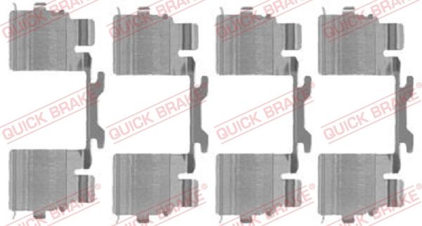 Zestaw akcesoriów, klocki hamulcowe QUICK BRAKE 109-1725