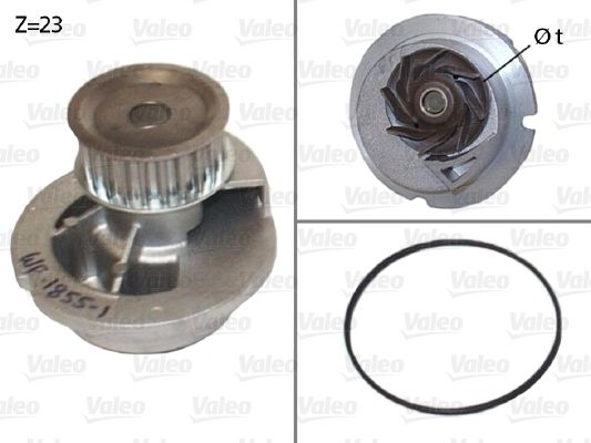 Pompa wody, chłodzenie silnika VALEO 506656