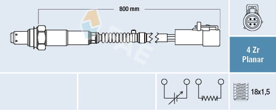 Sonda lambda FAE 77263