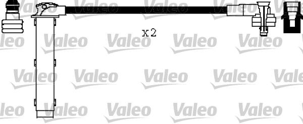 Zestaw przewodów zapłonowych VALEO 346552