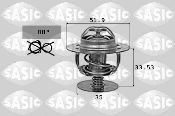Termostat, płyn chłodzący SASIC 9000719