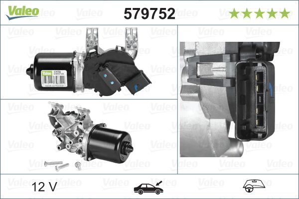 Silnik wycieraczek VALEO 579752