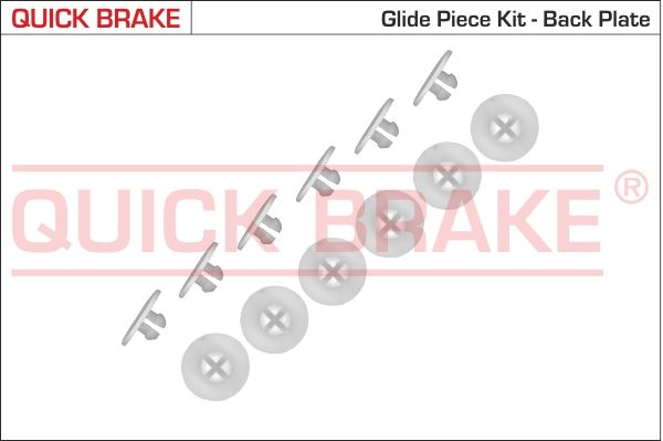 Zestaw akcesoriów, szczęki hamulcowe QUICK BRAKE 6858k