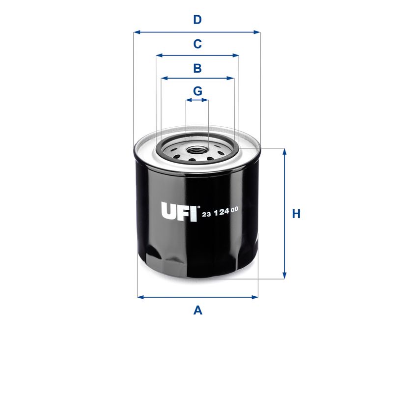 Filtr oleju UFI 23.124.00
