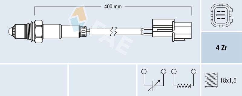 Sonda lambda FAE 77682