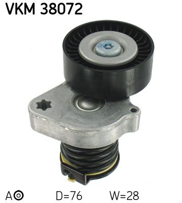 Rolka napinacza, pasek klinowy wielorowkowy SKF VKM 38072