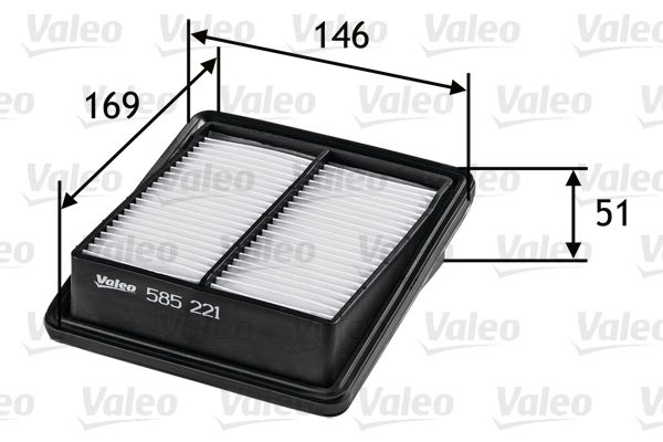 Filtr powietrza VALEO 585221