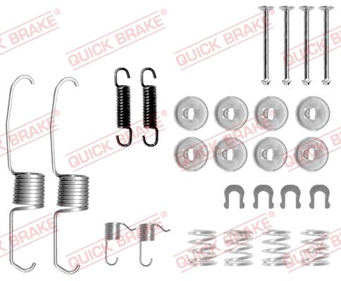 Zestaw akcesoriów, szczęki hamulcowe QUICK BRAKE 105-0637