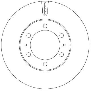 Tarcza hamulcowa TRW DF7827S