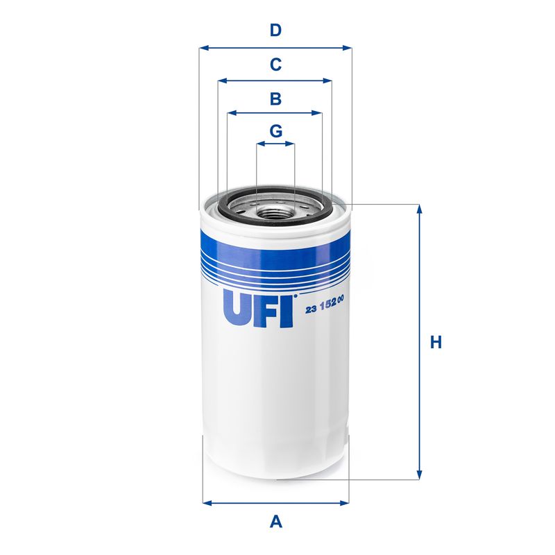 Filtr oleju UFI 23.152.00