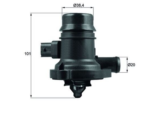 Termostat, płyn chłodzący MAHLE TM36103