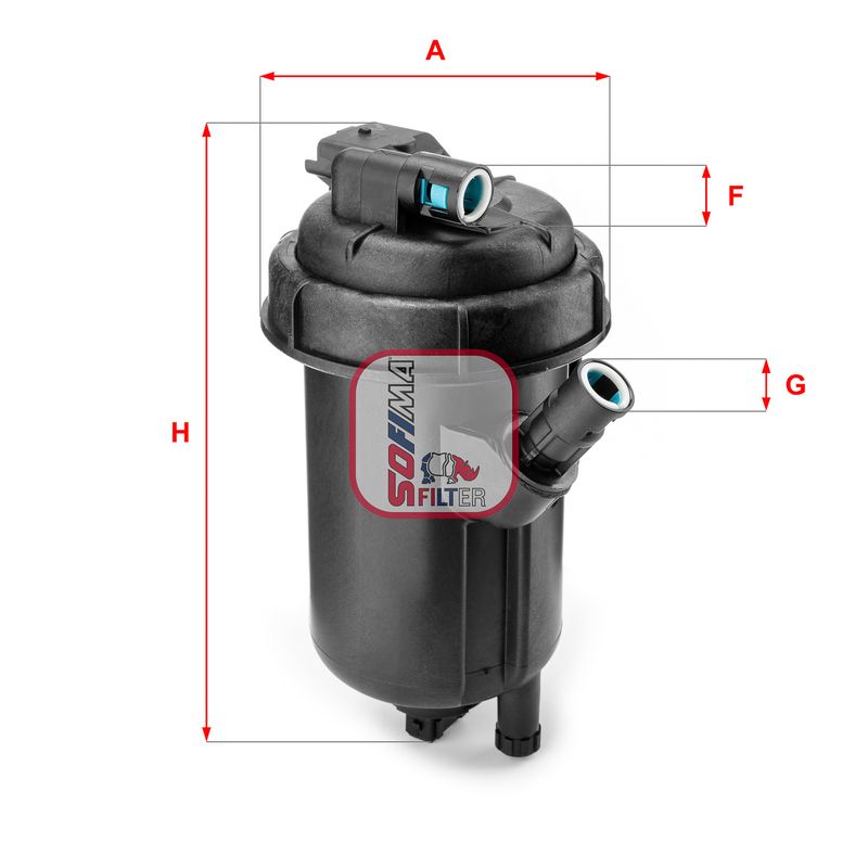 Filtr paliwa SOFIMA S 5134 GC
