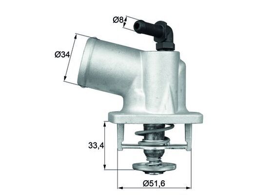 Termostat, płyn chłodzący MAHLE TI5492D
