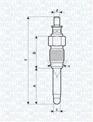 Świeca żarowa MAGNETI MARELLI 062900059304