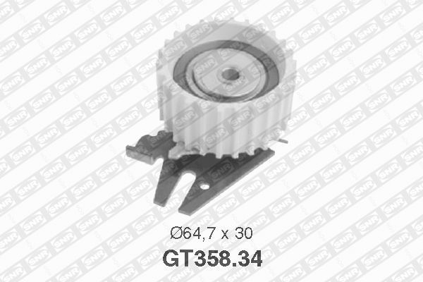 Rolka napinacza, pasek rozrządu SNR GT358.34