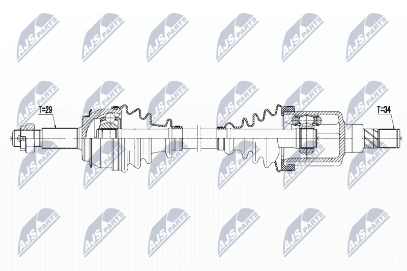 Wał napędowy NTY NPW-RE-124