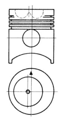 Tłok KOLBENSCHMIDT 91005700