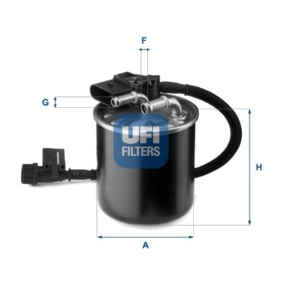 Filtr paliwa UFI 24.149.00
