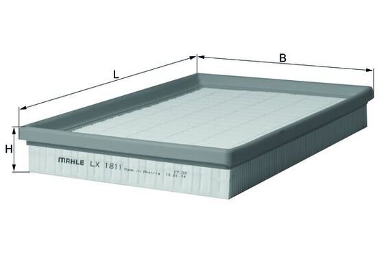 Filtr powietrza KNECHT LX 1811