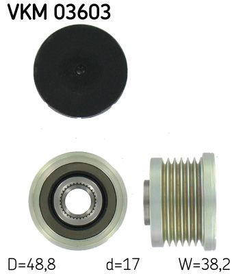 Alternator - sprzęgło jednokierunkowe SKF VKM03603