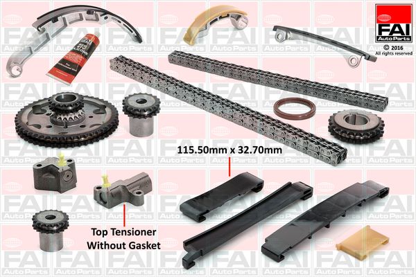 Zestaw łańcucha rozrządu FAI AutoParts tck42
