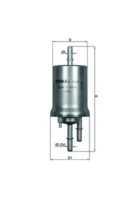 Filtr paliwa KNECHT KL 156/3