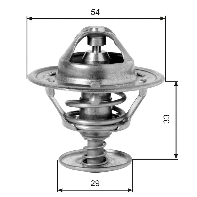 Termostat, płyn chłodzący GATES th12988g1