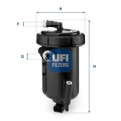 Filtr paliwa UFI 55.147.00