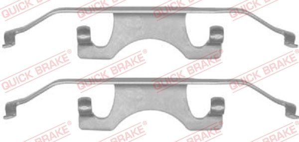 Zestaw akcesoriów, klocki hamulcowe QUICK BRAKE 109-1241
