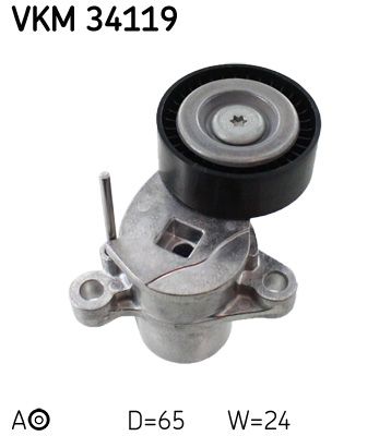 Rolka napinacza, pasek klinowy wielorowkowy SKF VKM34119