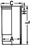 Tuleja cylindrowa KOLBENSCHMIDT 89856111