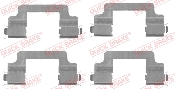 Zestaw akcesoriów, klocki hamulcowe QUICK BRAKE 109-1727