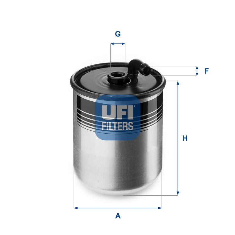 Filtr paliwa UFI 24.429.00