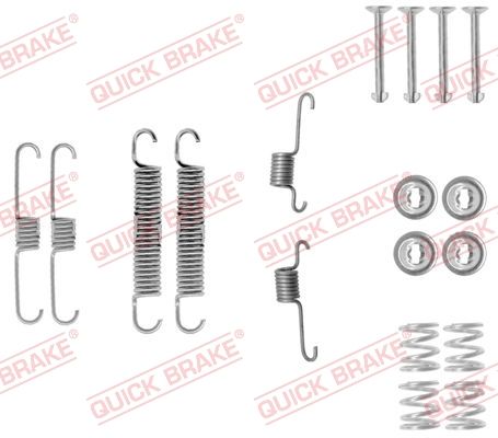 Zestaw akcesoriów, szczęki hamulcowe QUICK BRAKE 105-0012