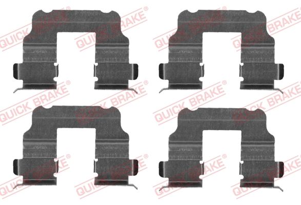 Zestaw akcesoriów, klocki hamulcowe QUICK BRAKE 109-1690