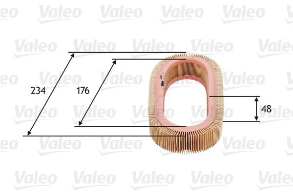 Filtr powietrza VALEO 585628