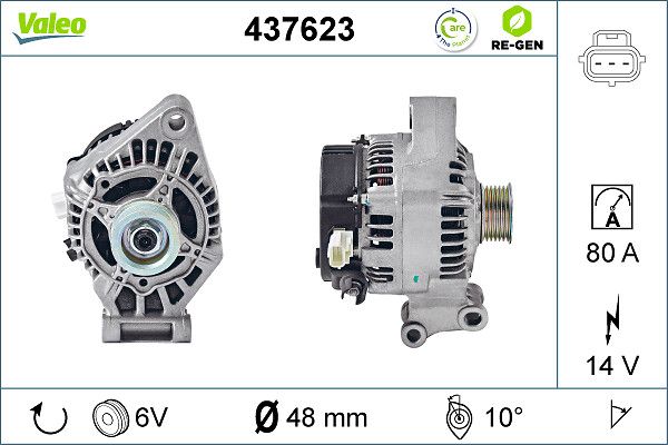 Alternator VALEO 437623