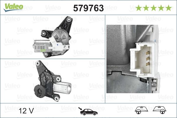 Silnik wycieraczek VALEO 579763