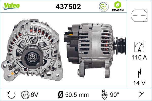 Alternator VALEO 437502