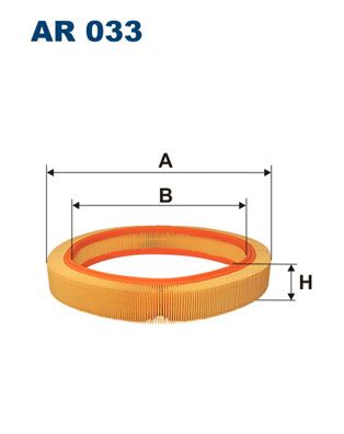 Filtr powietrza FILTRON ar 033