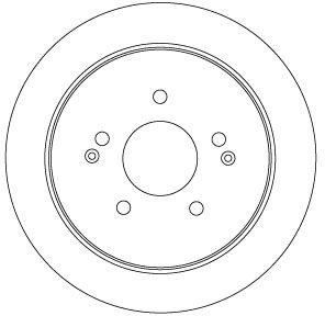 Tarcza hamulcowa TRW DF6901