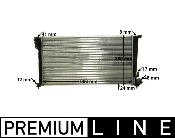 Chłodnica, układ chłodzenia silnika MAHLE CR433000P