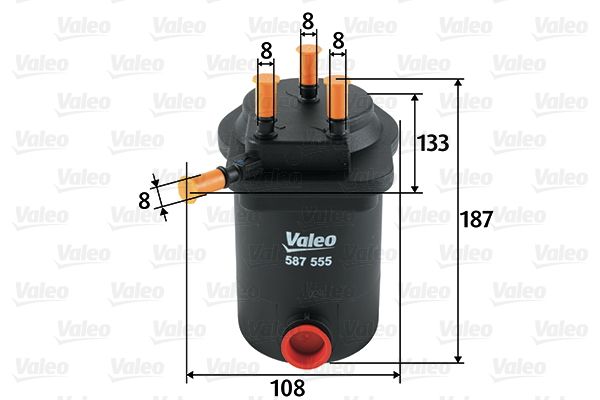 Filtr paliwa VALEO 587555
