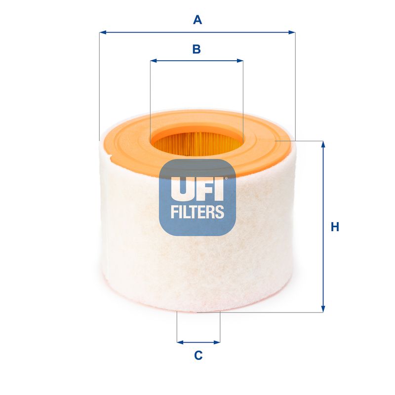 Filtr powietrza UFI 27.a54.00