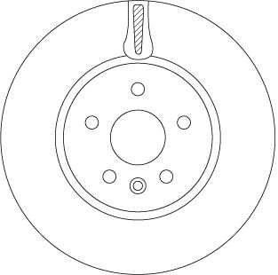 Tarcza hamulcowa TRW DF6820