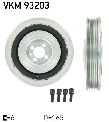 Koło pasowe, wał korbowy SKF VKM 93203