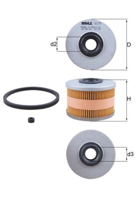 Filtr paliwa MAHLE KX79D