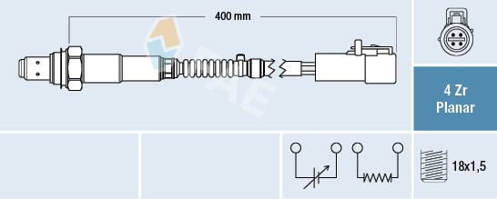 Sonda lambda FAE 77253