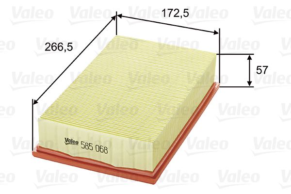 Filtr powietrza VALEO 585068