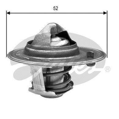 Termostat, płyn chłodzący GATES TH24488G1